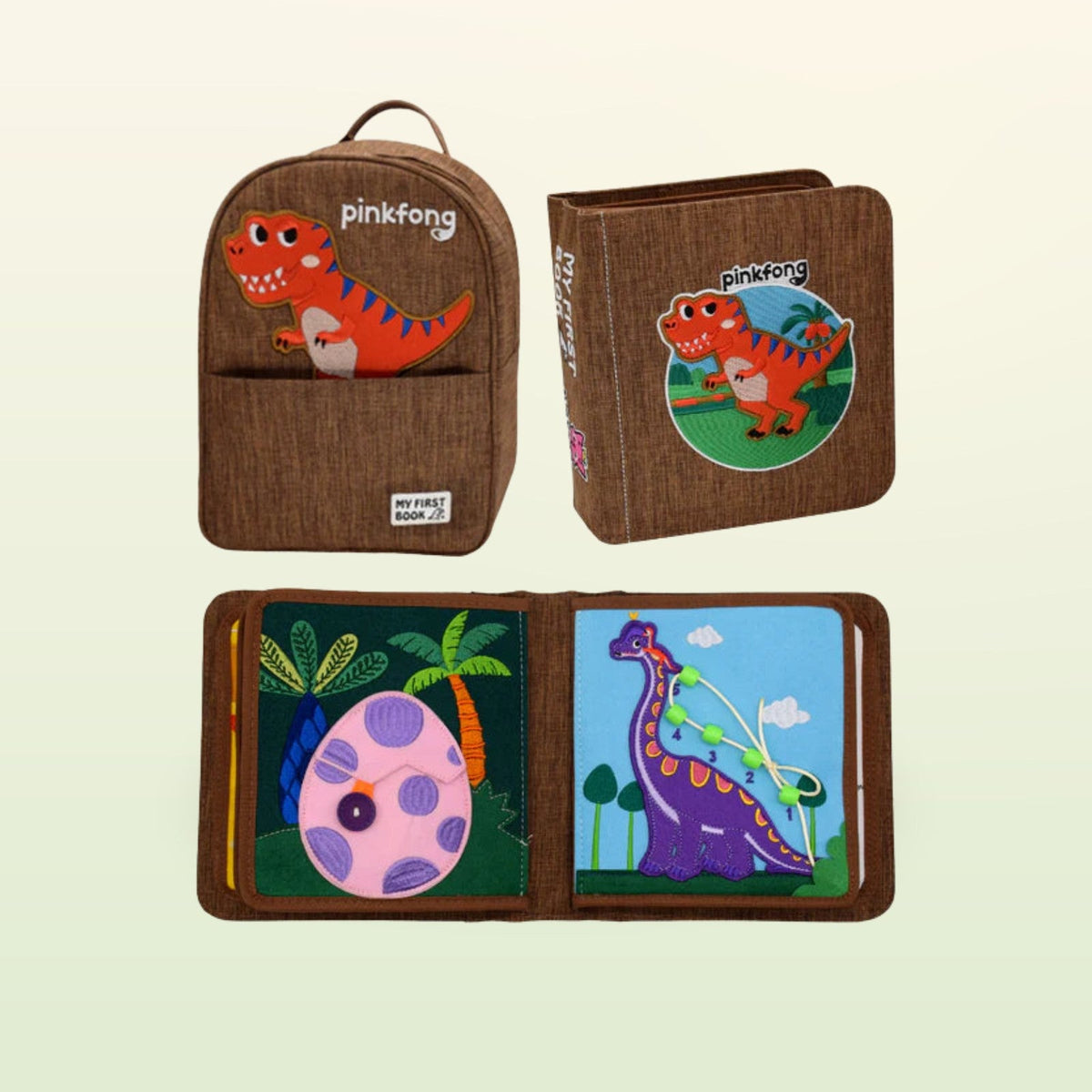 My First Book T-Rex + Set con mochila