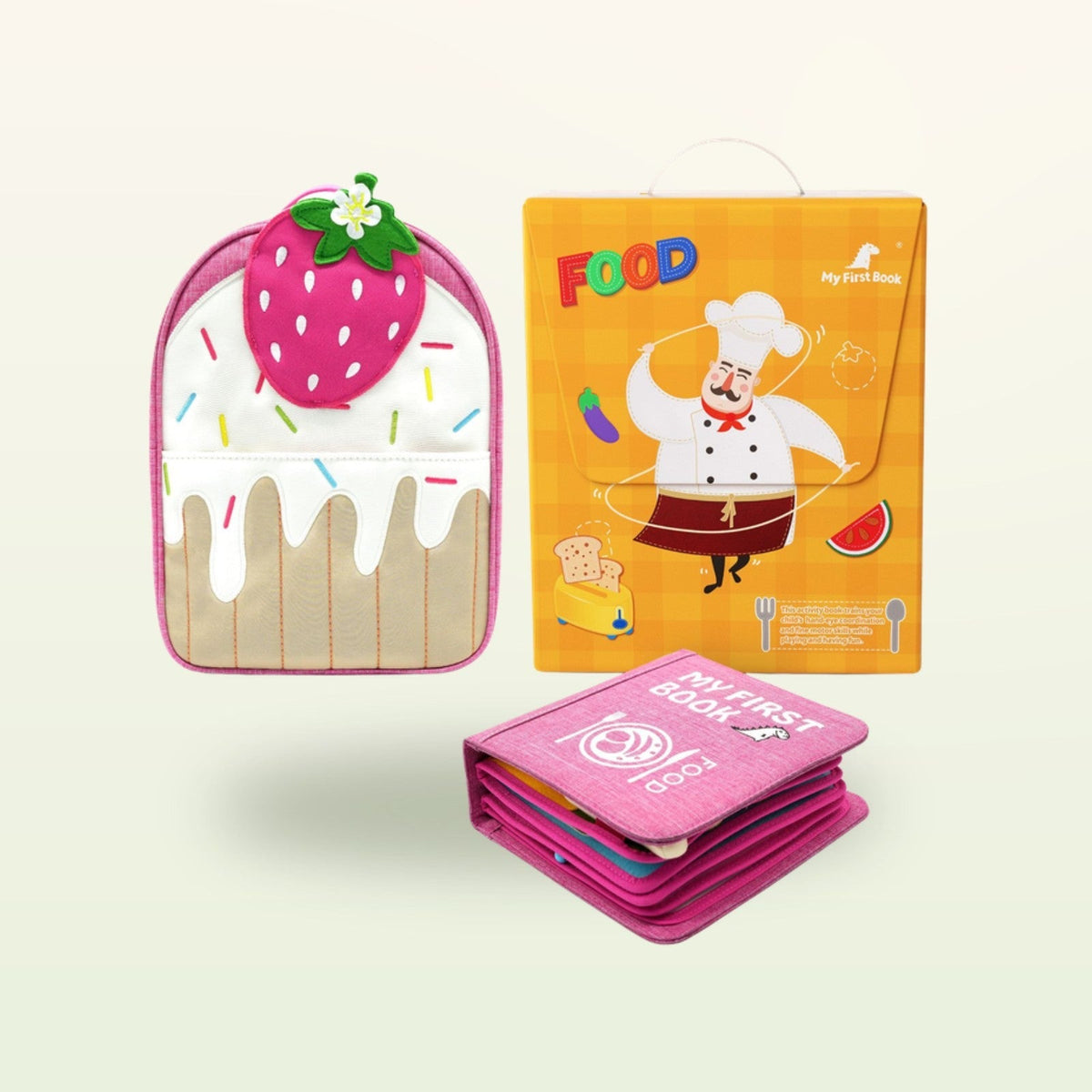Envoltorio de regalo Pequeños gourmets rosa