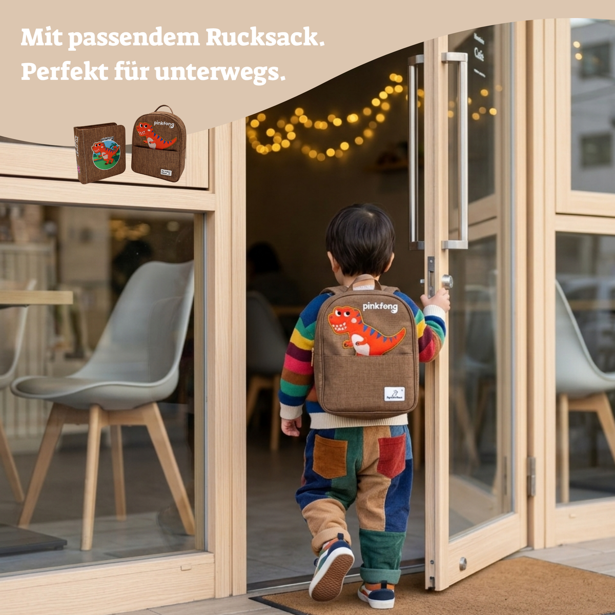 My First Book T-Rex + Set con mochila