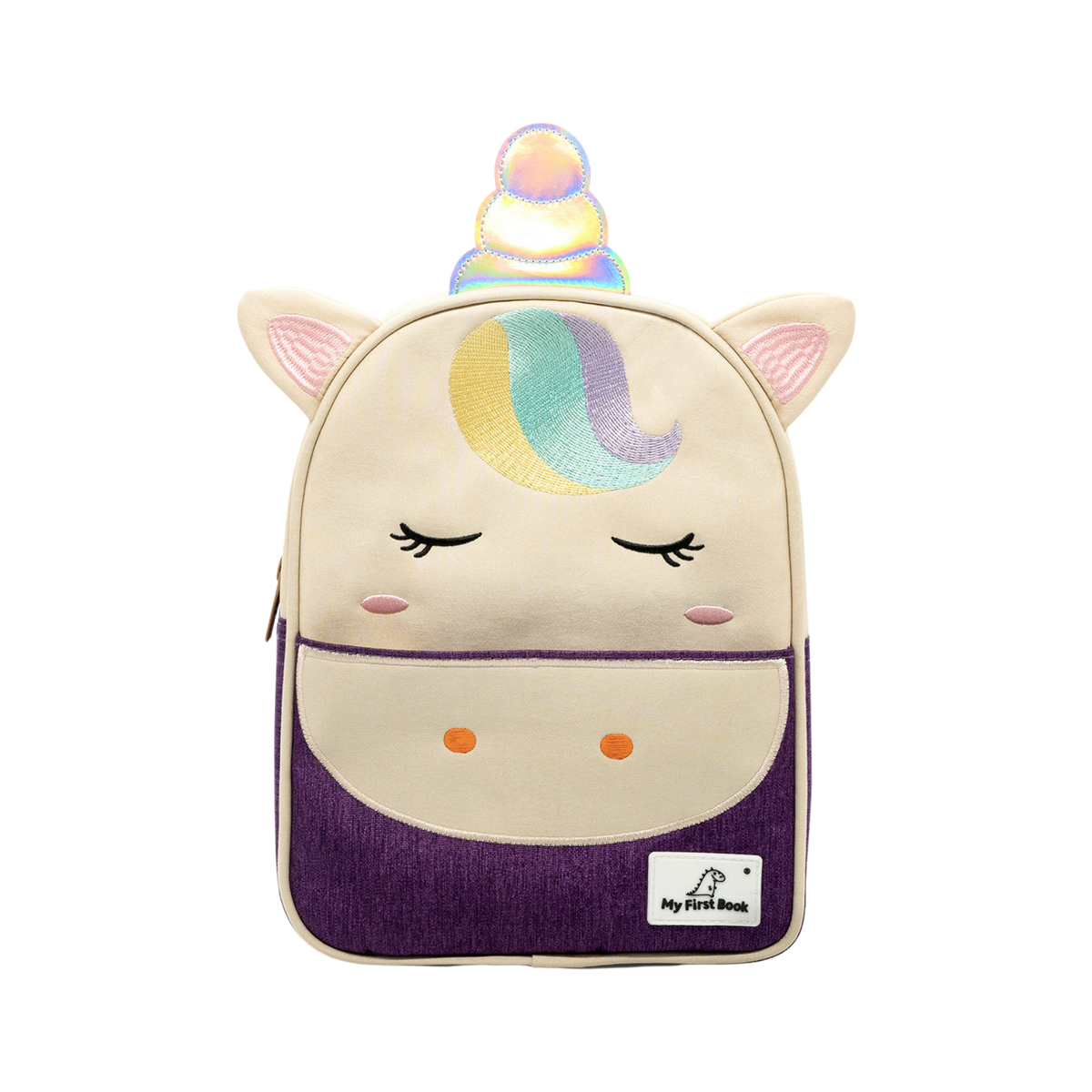 Mochila infantil con diseño de Mundos de cuento de My First Book – accesorio a juego para el quiet book